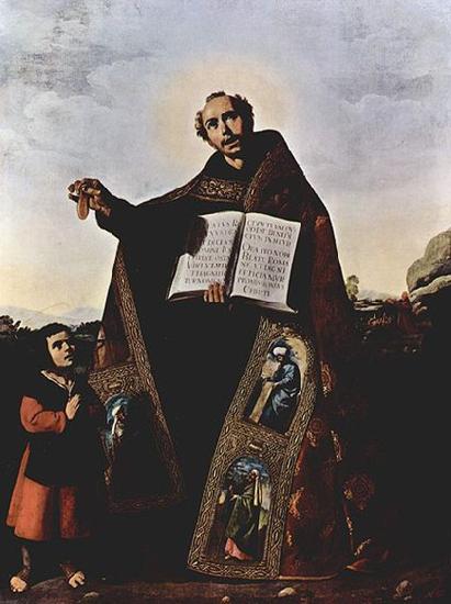 Francisco de Zurbaran Hl. Romanus und Hl. Barulas von Antiochien oil painting image